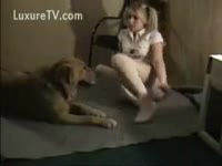 Sexy school girl got banged by dog xxx